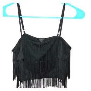 Fringe crop top